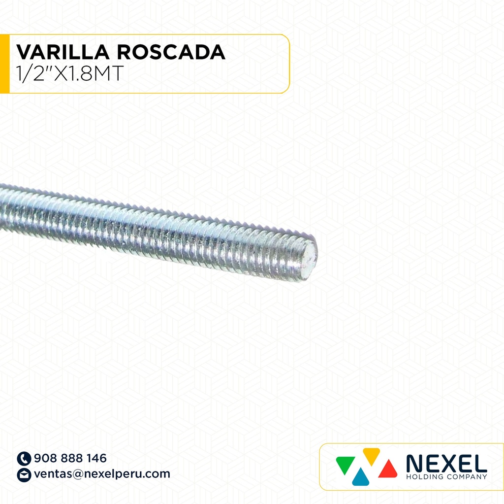 OUT-VARILLA ROSCADA 1/2"X1.8MT NACIONAL