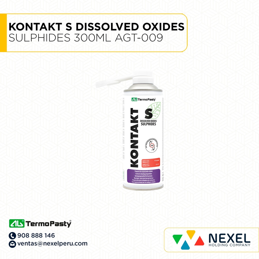 KONTAKT S DISSOLVED OXIDES SULPHIDES 300ML AGT-009 (MUESTRA) TERMOPASTY