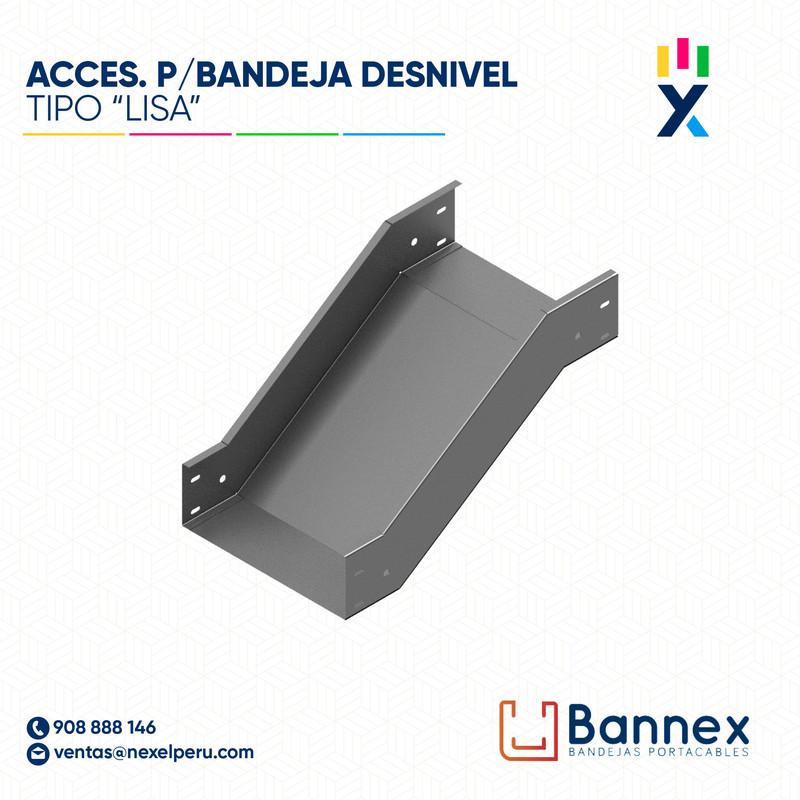 ACCES. "DESNIVEL"  TIPO "LISA" 100x150MM 1.5MM C/TAPA INC. UNION BANNEX