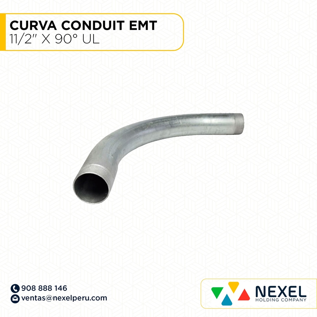 CURVA CONDUIT EMT 11/2" X 90° UL STANDARD B (copia)