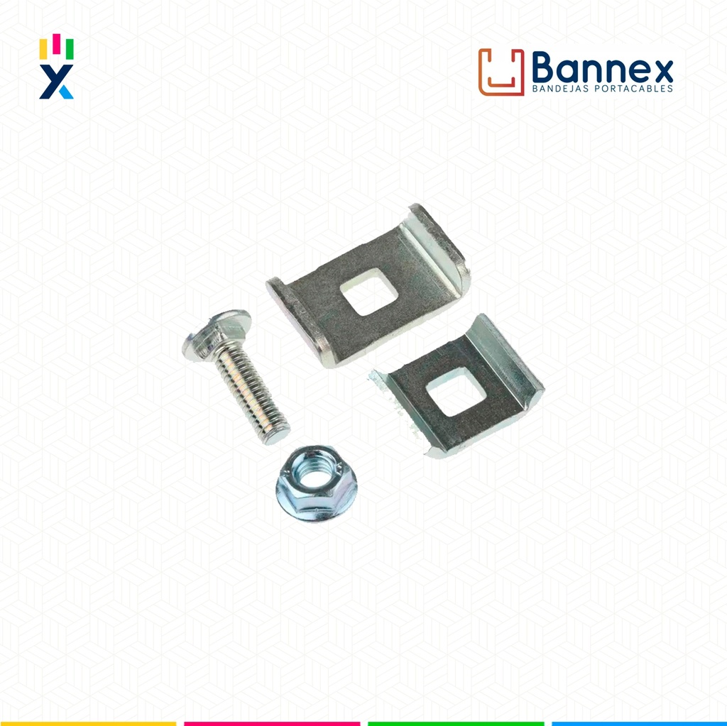 CONJUNTO UNION 3 PIEZAS PARA BANDEJA TIPO REJILLA BANNEX