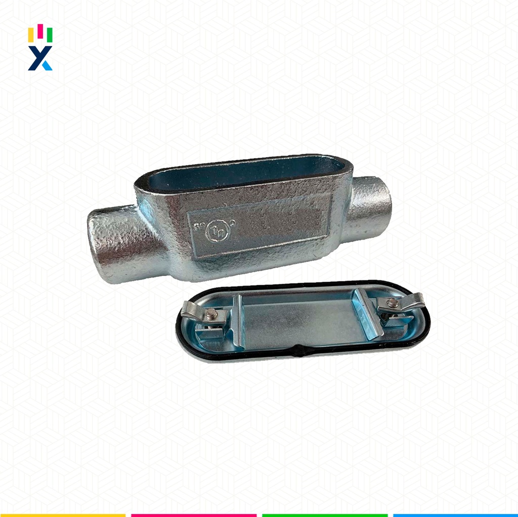 CAJA CONDULET TIPO C 1" HIERRO C/TAPA STANDARD