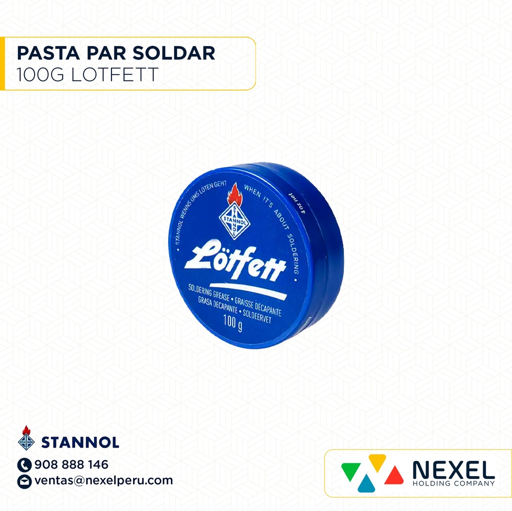 PASTA PARA SOLDAR 100G LOTFETT
