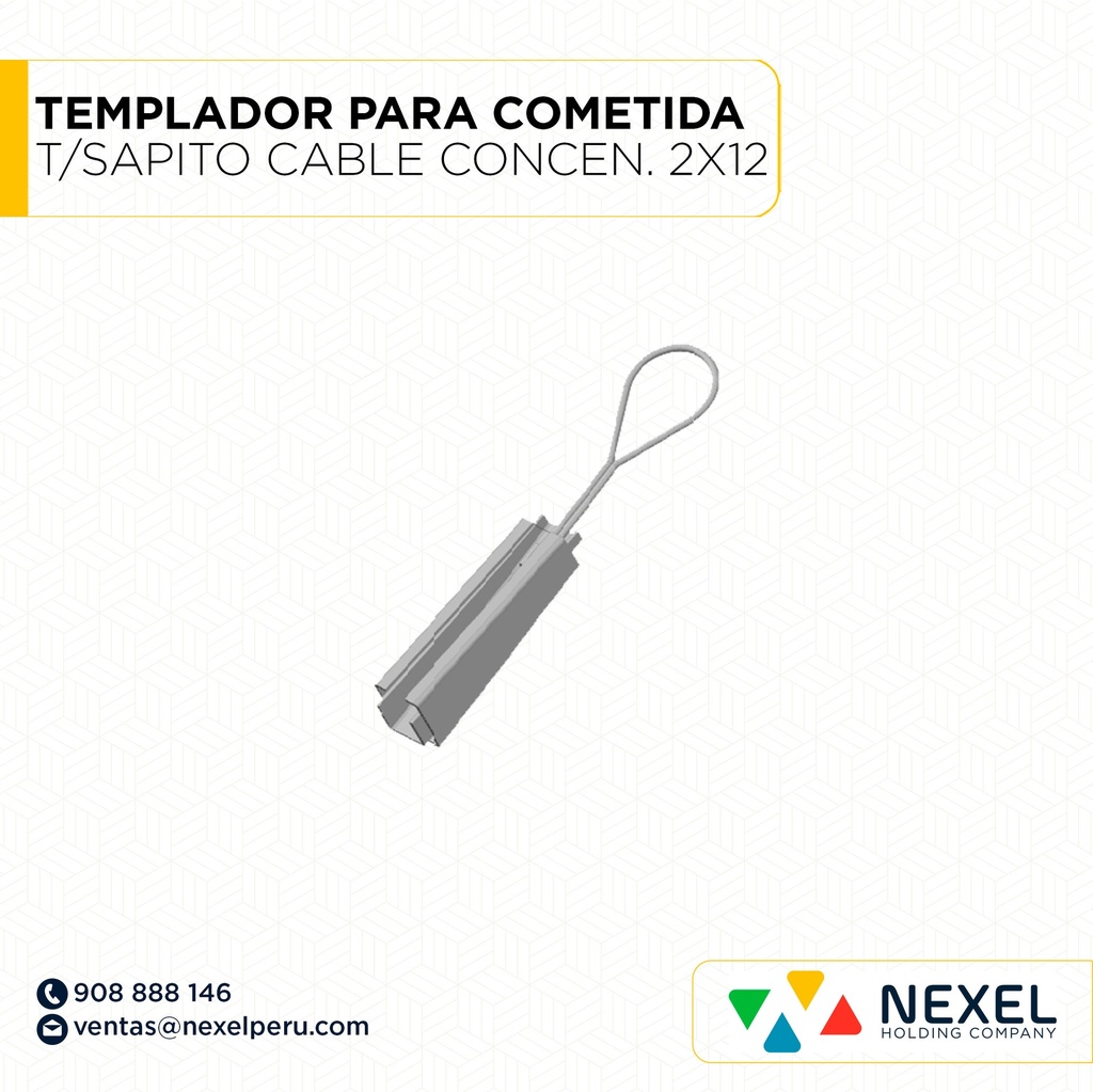 TEMPLADOR PARA COMETIDA T/SAPITO ( CABLE CONCENTRICO 2X12 ) STANDARD