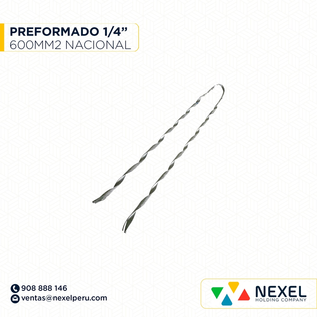 PREFORMADO 1/4" X 600MM2 NACIONAL