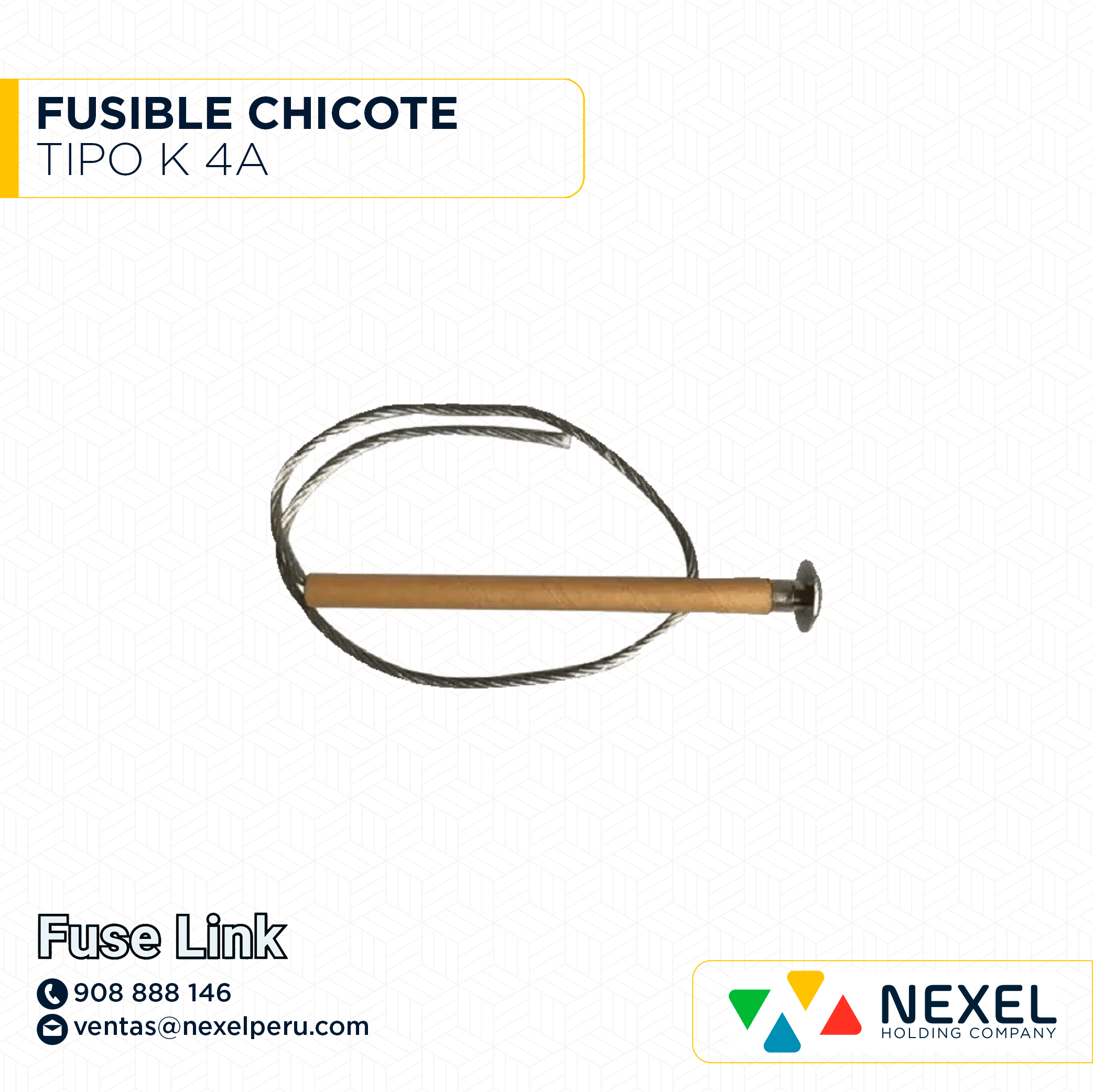 OUT-FUSIBLE CHICOTE TIPO K 4A FUSELINK