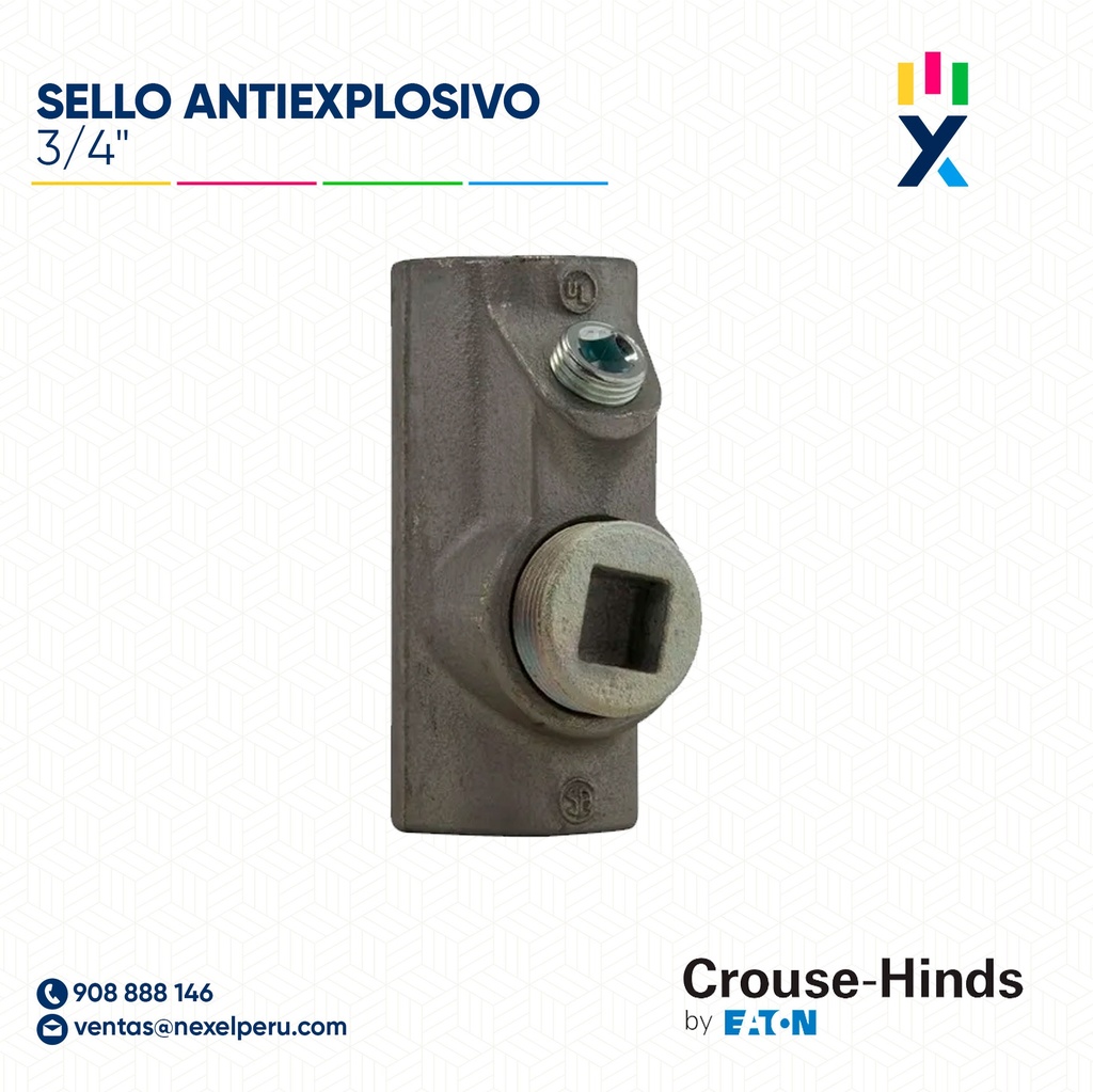 SELLO ANTIEXPLOSIVO 3/4' CROUSE HINDS (MUESTRA)