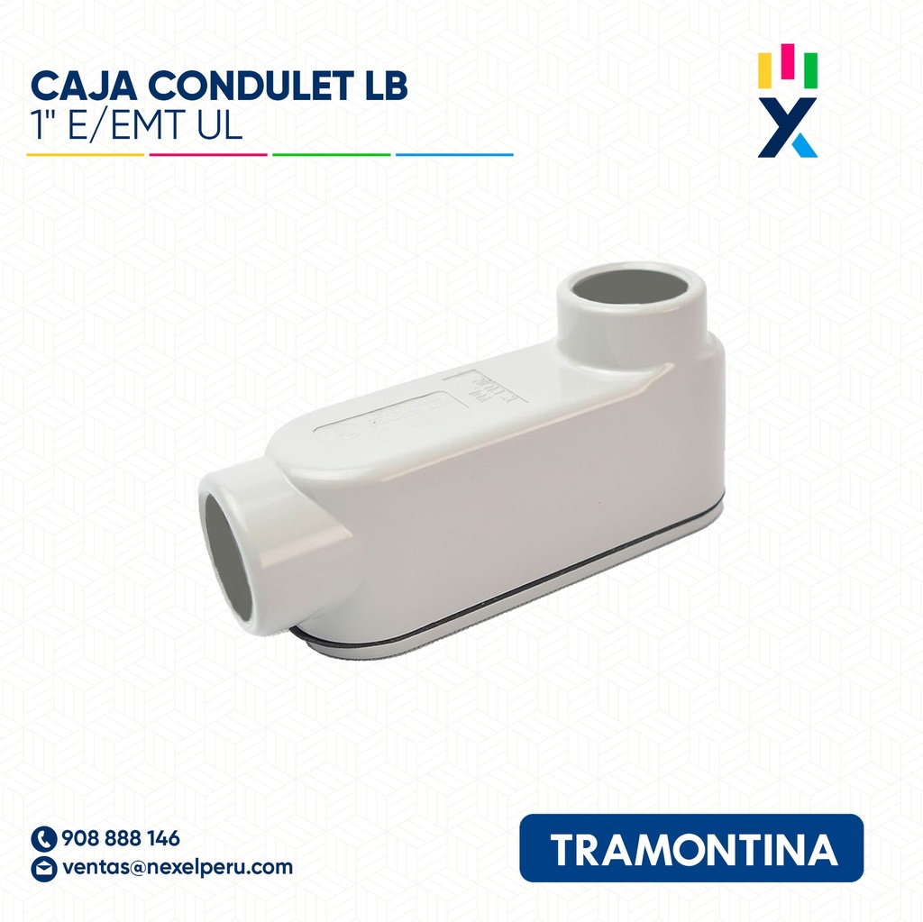 CAJA CONDULET LB 1" E/EMT UL TRAMONTINA