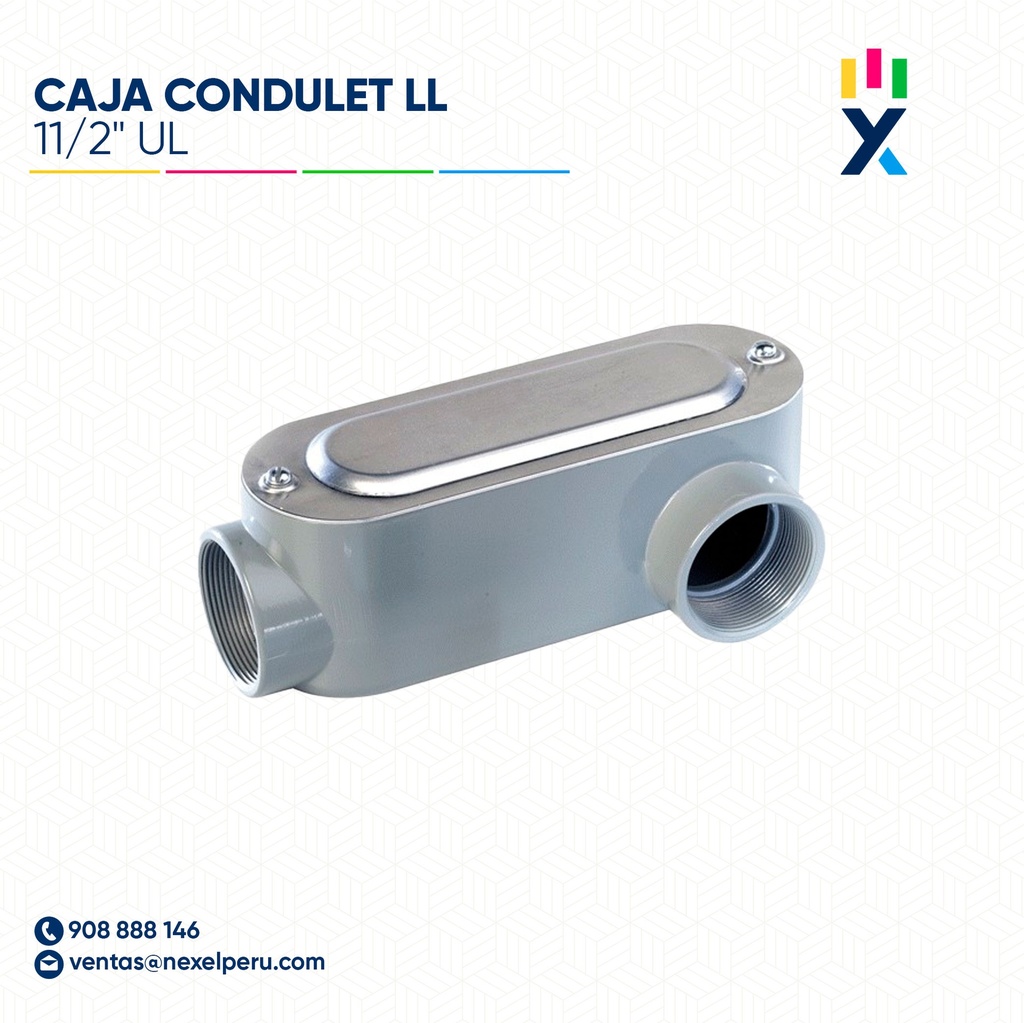 CAJA CONDULET LL 11/2" UL CLASICO