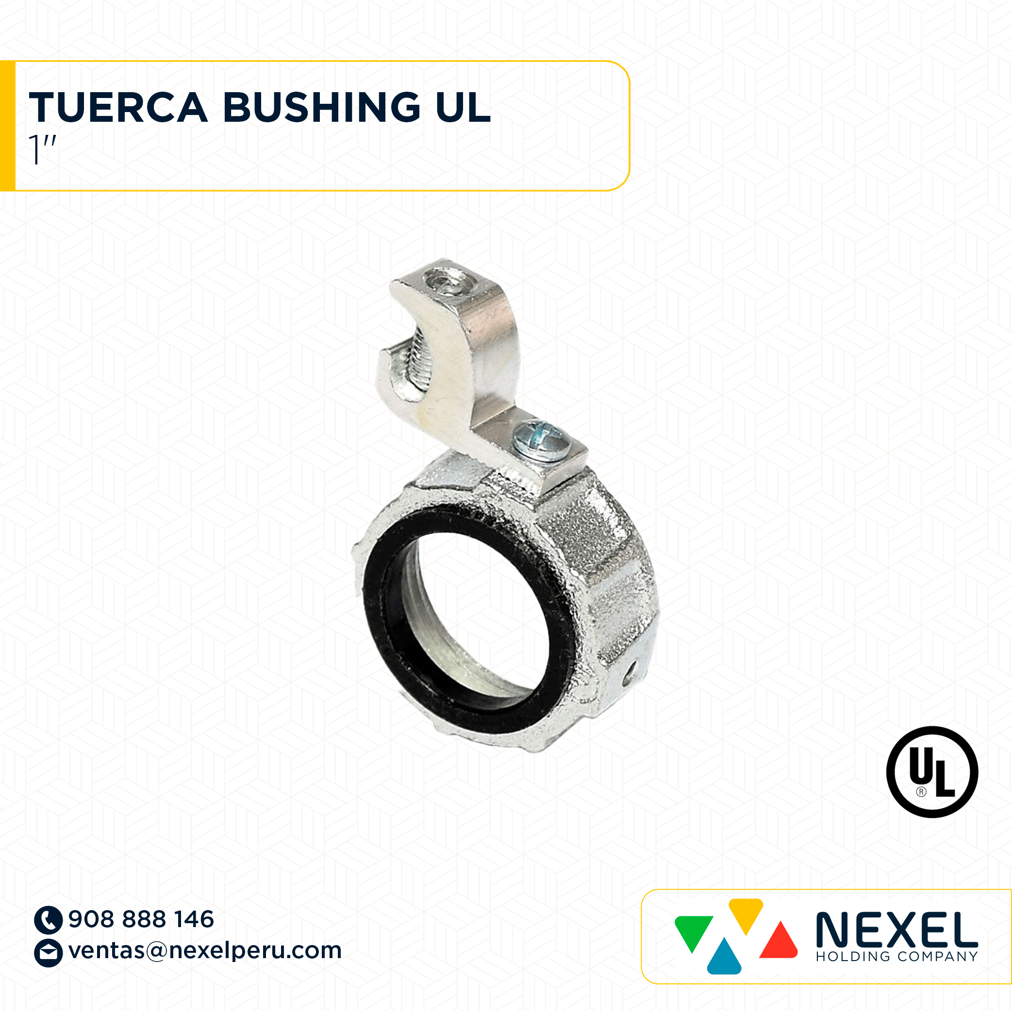 TUERCA BUSHING 1" UL STANDARD