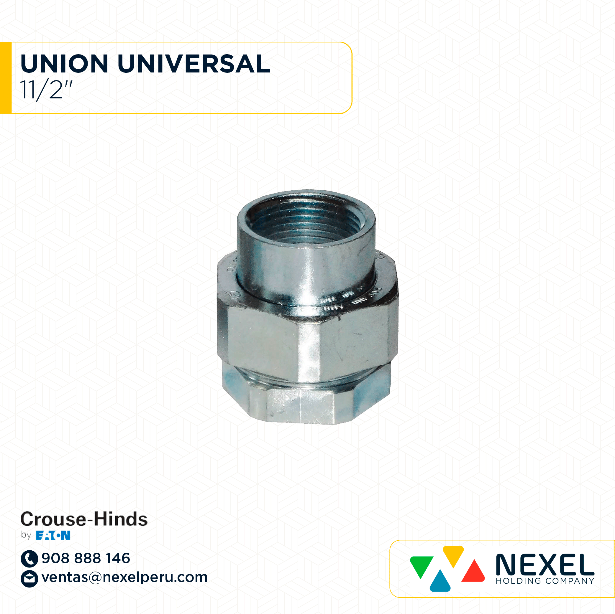 OUT-UNION UNIVERSAL 11/2" CROUSE HINDS