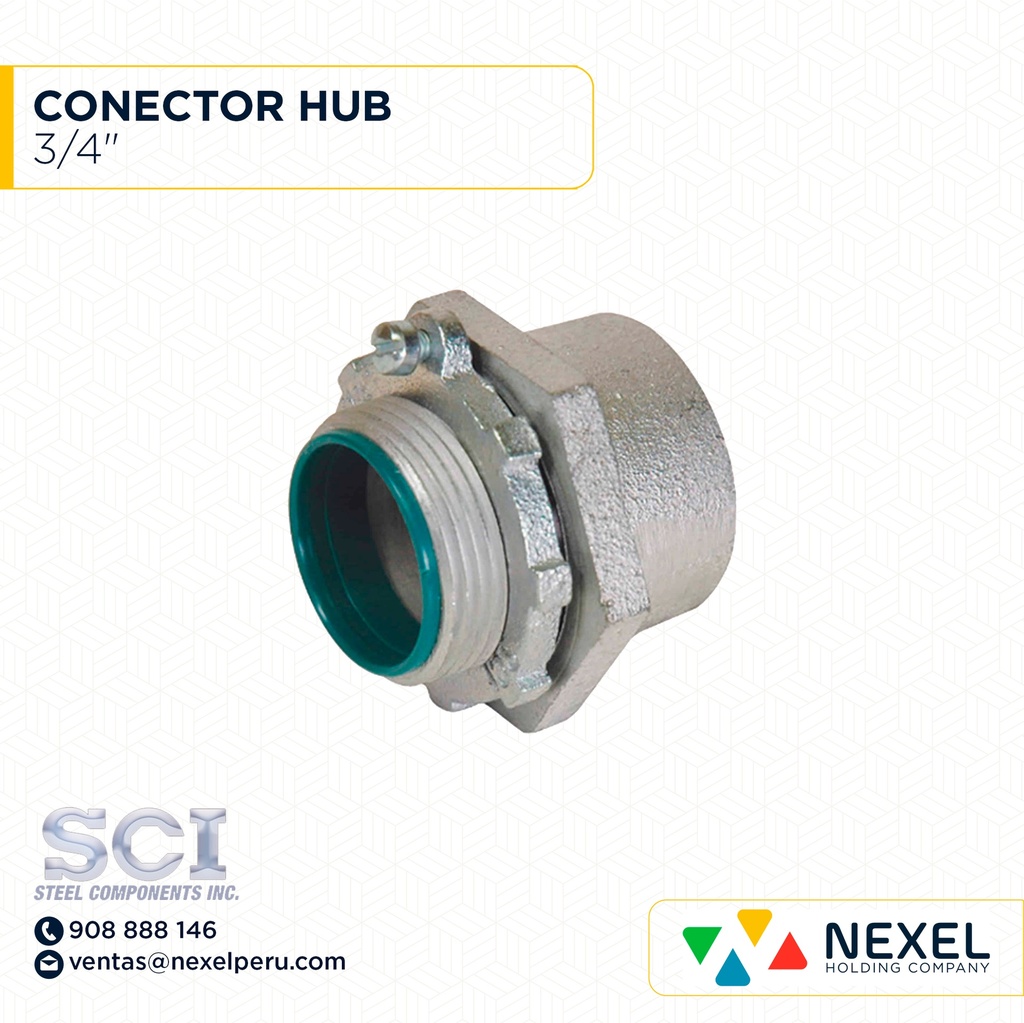 CONECTOR HUB 3/4" SCI