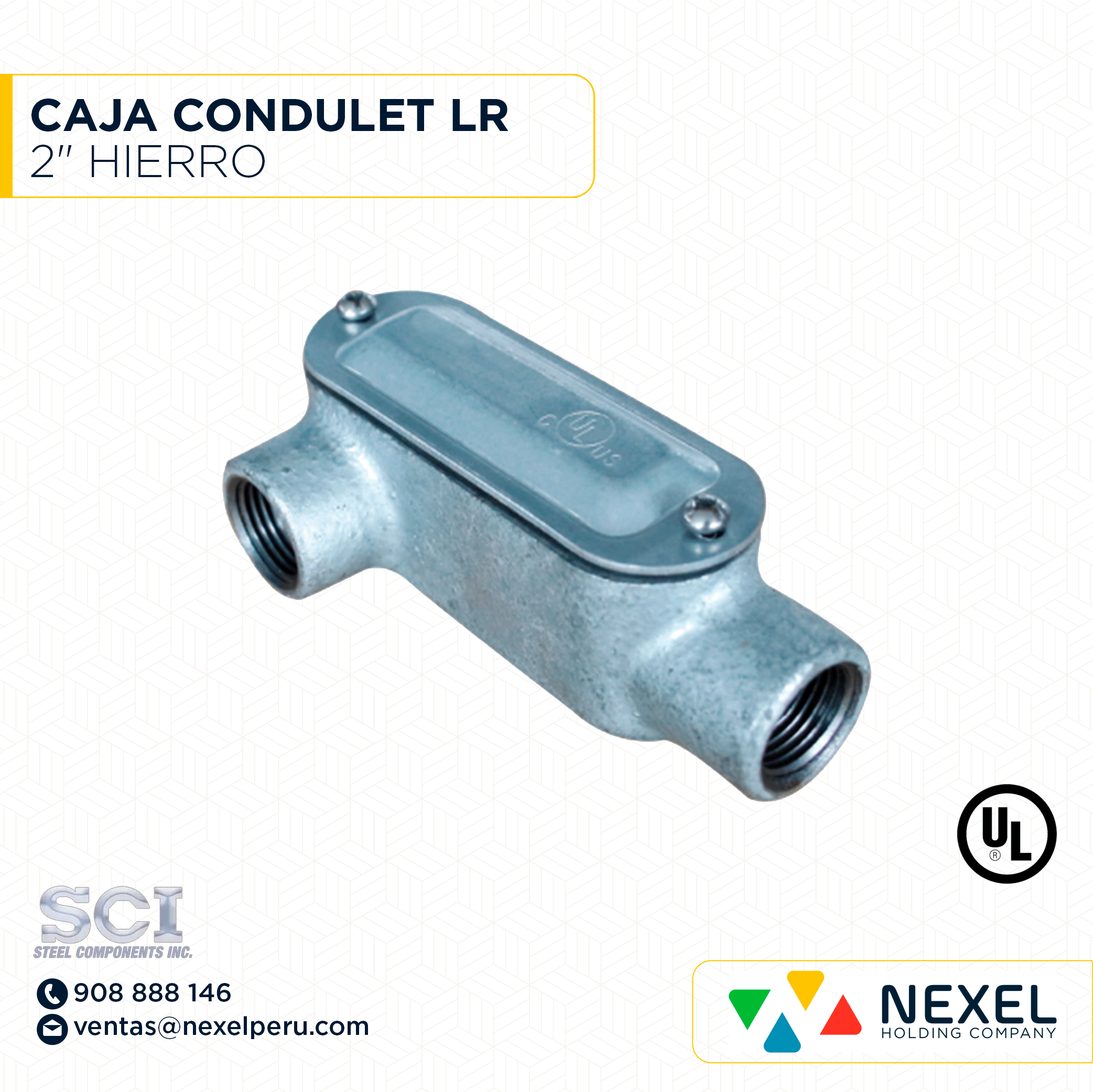 CAJA CONDULET LR 2" HIERRO SCI