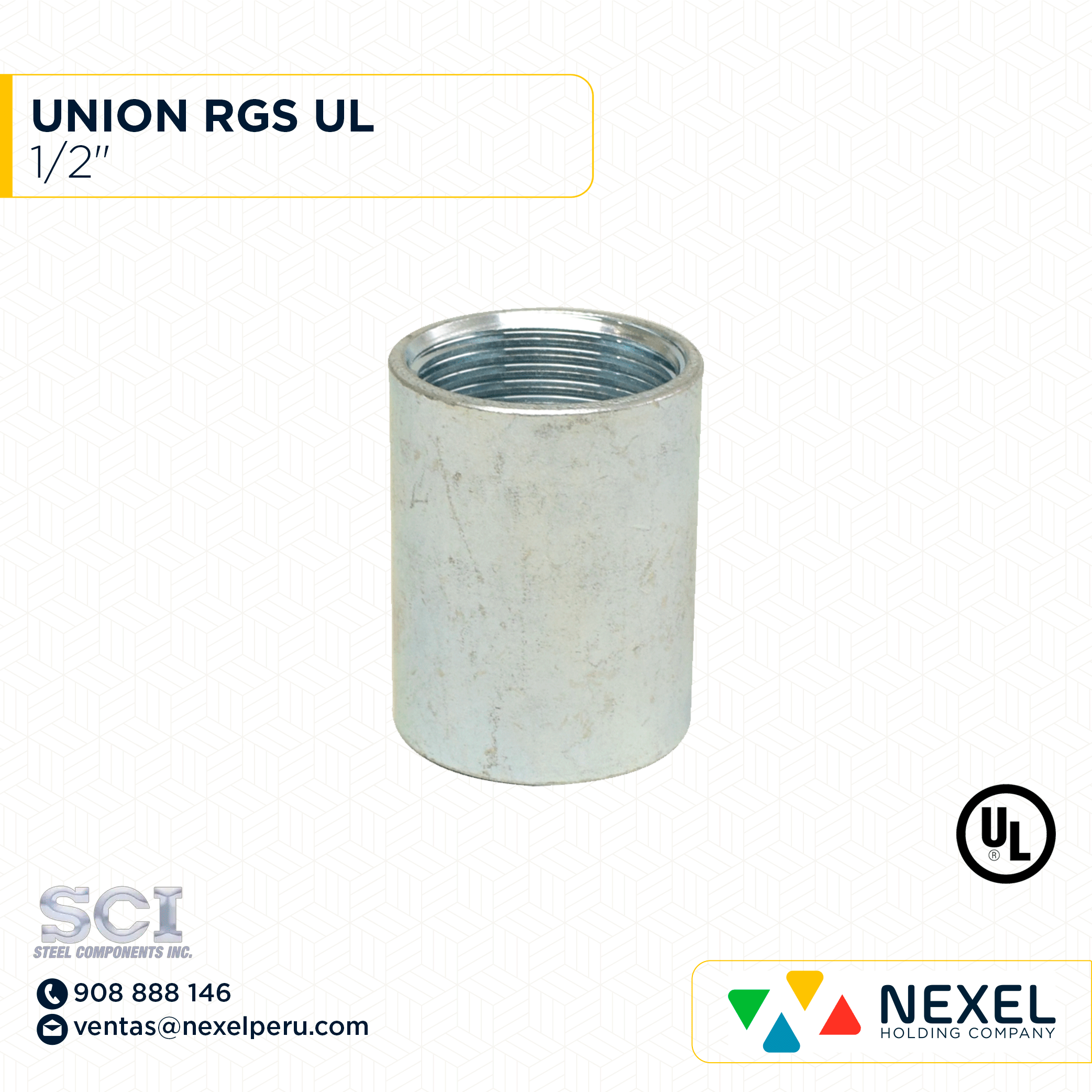 UNION RGS 1/2" UL SCI
