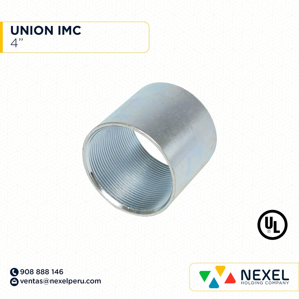 OUT- UNION IMC 4" UL STANDARD