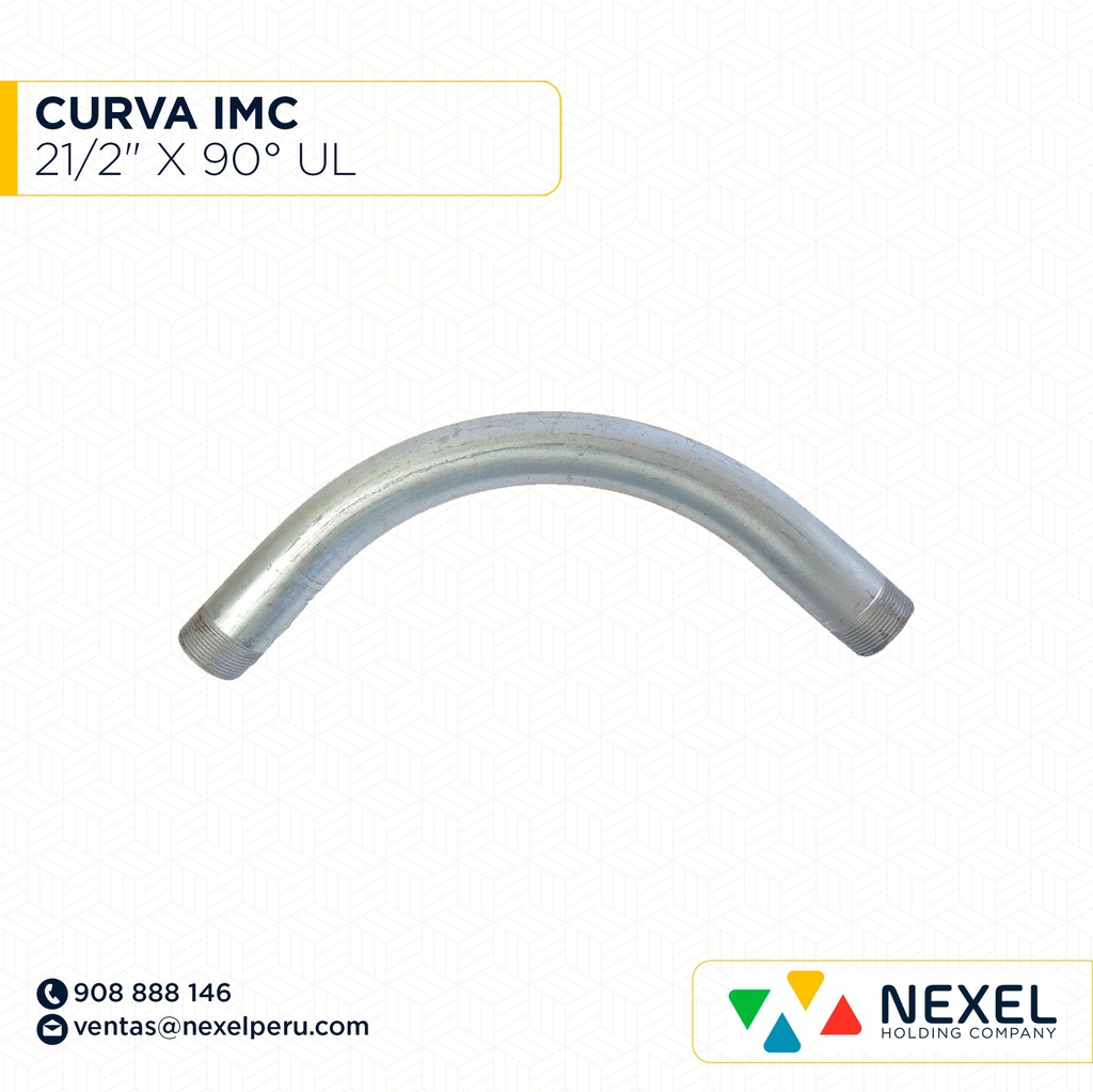 CURVA IMC 21/2" X 90° UL STANDARD - A