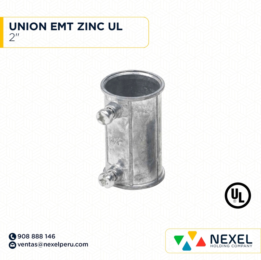 UNION EMT 2" ZINC UL STANDARD