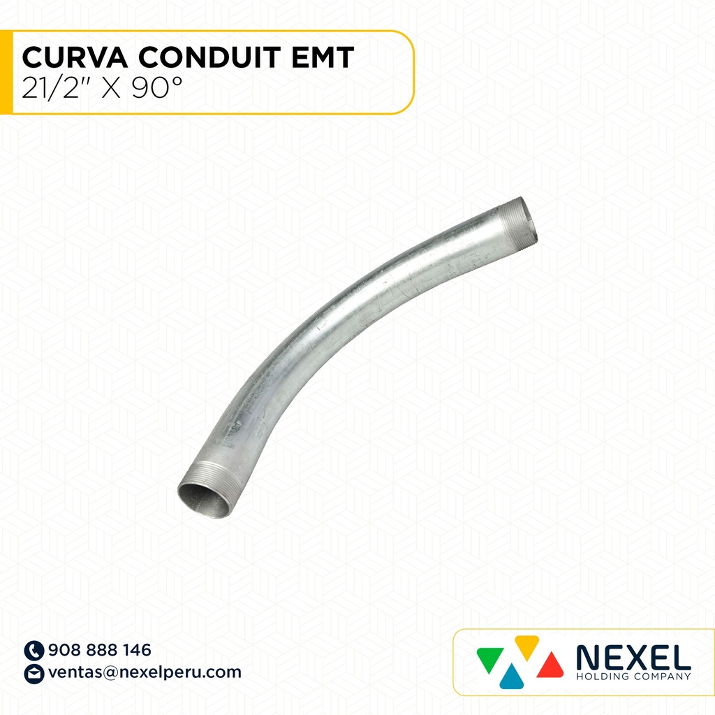 OUT-CURVA CONDUIT EMT 21/2" X 90° STANDARD 