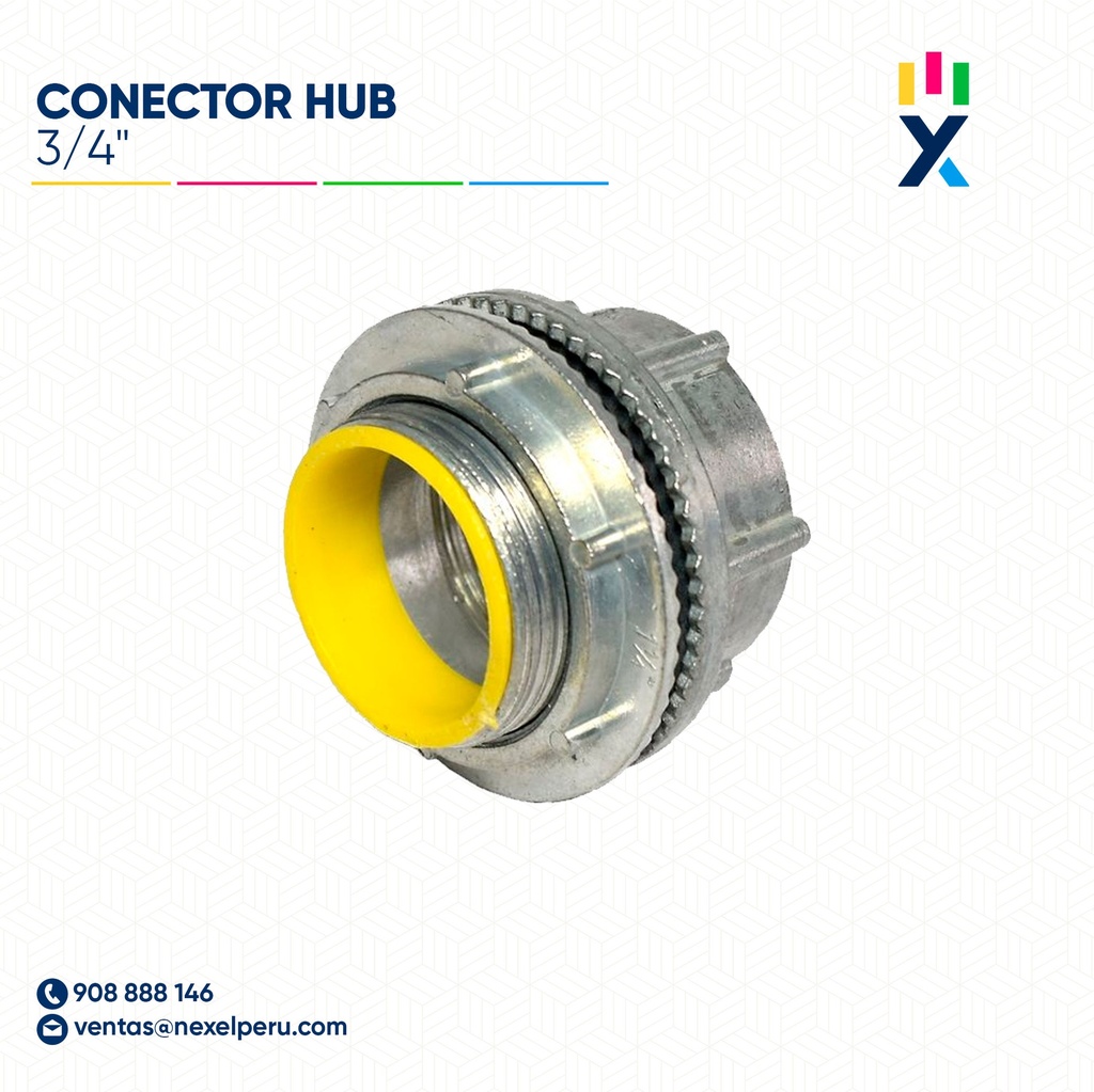 CONECTOR HUB 3/4" STANDARD