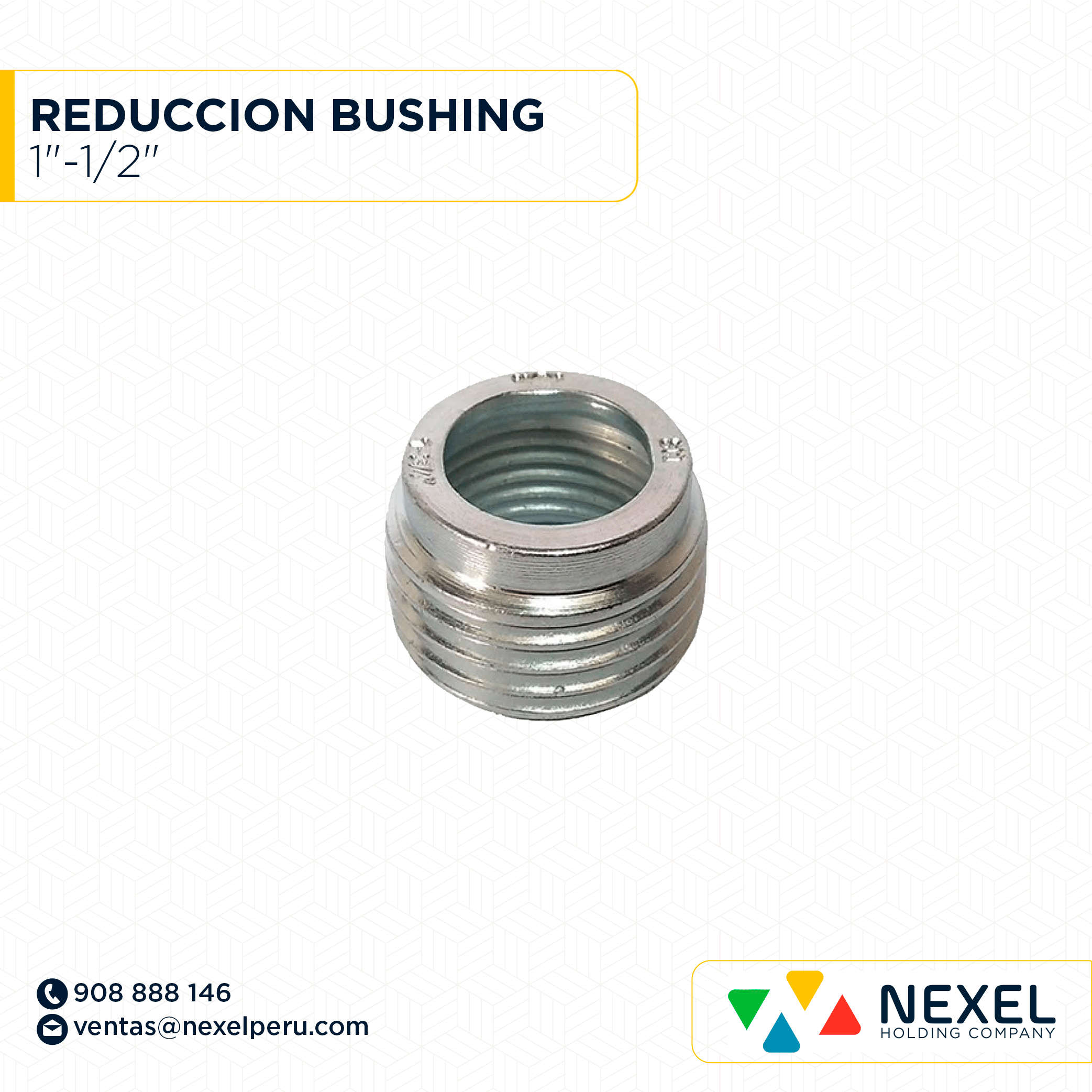 REDUCCION BUSHING 1"-1/2" STANDARD