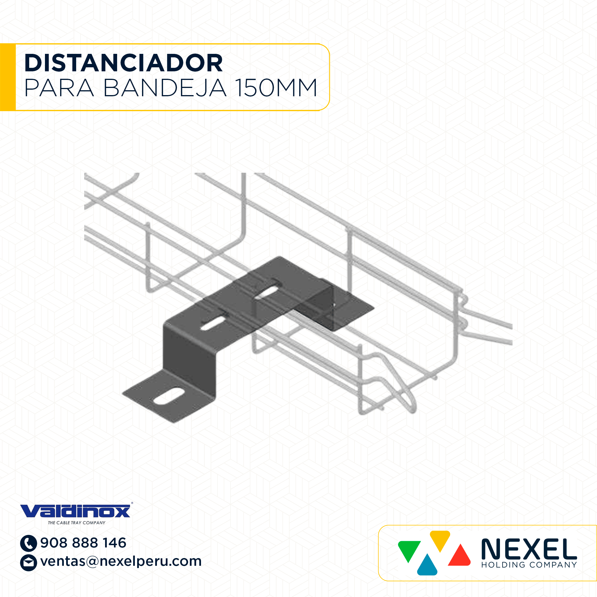 DISTANCIADOR PARA BANDEJA 150MM - VALDINOX VALDINOX