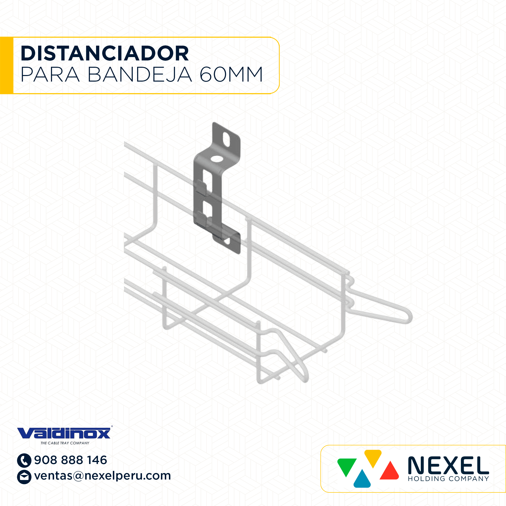 DISTANCIADOR PARA BANDEJA 60MM