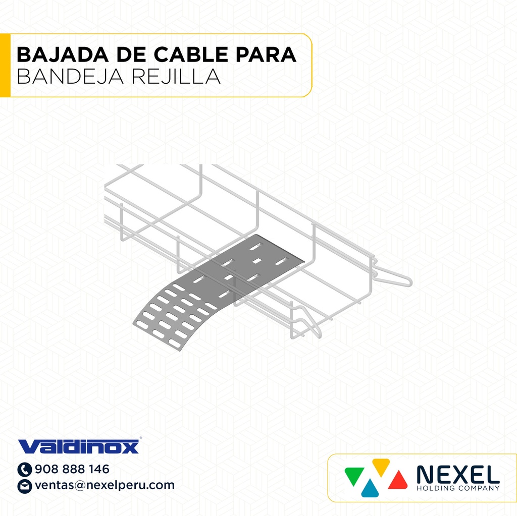BAJADA DE CABLE PARA BANDEJA REJILLA VALDINOX