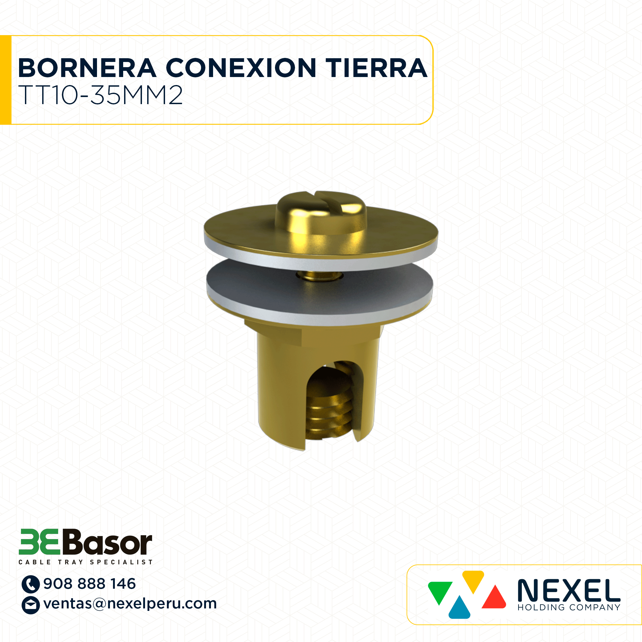 BORNERA DE CONEXION A TIERRA TT10-35MM2 BASOR