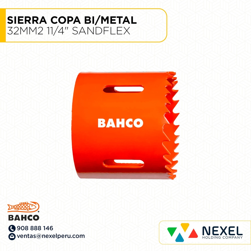 SIERRA COPA BI/METAL 32MM2 11/4" SANDFLEX