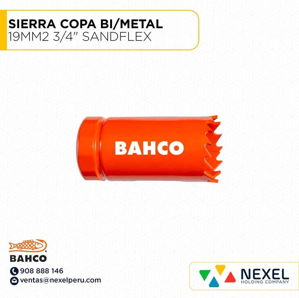SIERRA COPA BI/METAL 19MM2 3/4" SANDFLEX