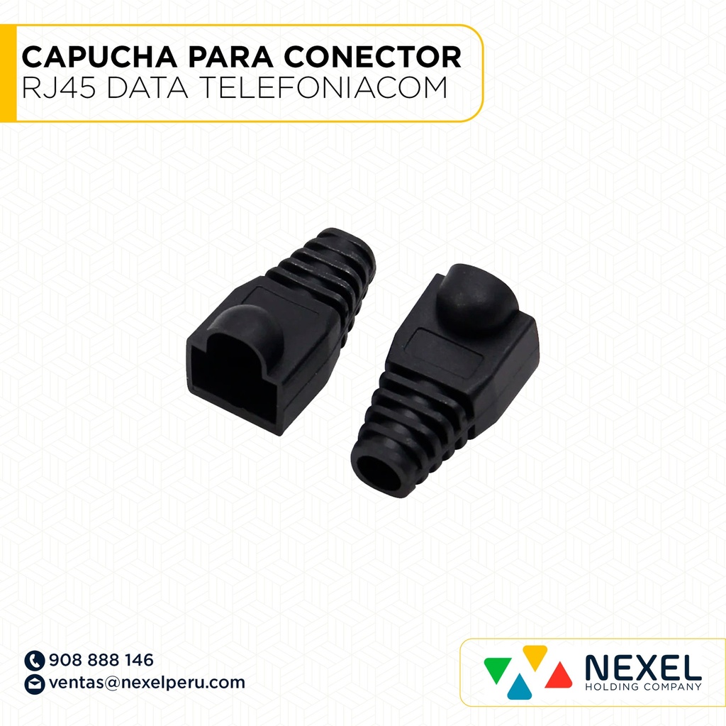 CAPUCHA PARA CONECTOR RJ45 DATA TELEFONIACOM