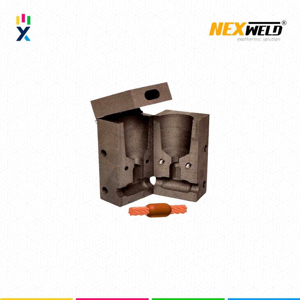MOLDE EMPALME HORIZ. (CC-1) (#1/0 - #1/0) M-205 / SSC-2C CART. 45 NEXWELD