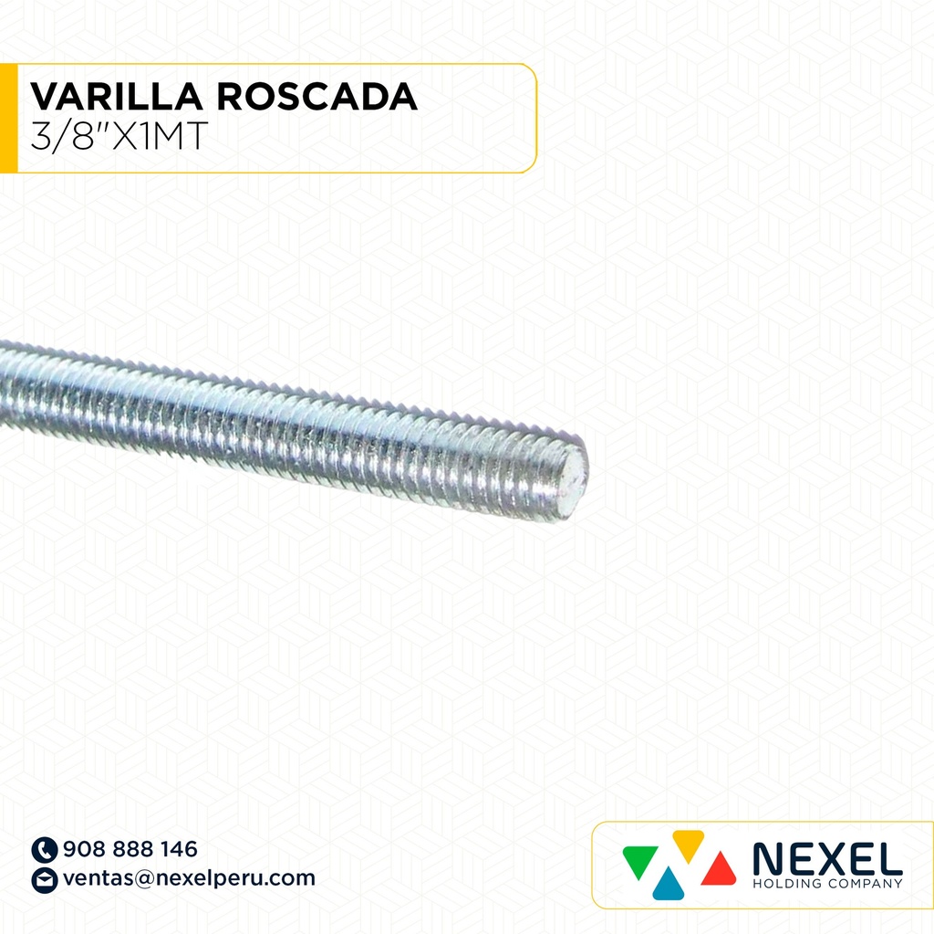 OUT-VARILLA ROSCADA 3/8"X1MT NACIONAL