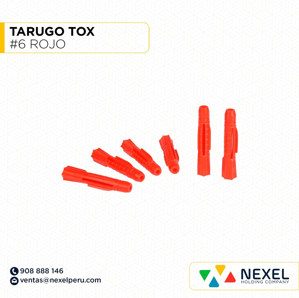 TARUGO TOX #6 ROJO STANDARD