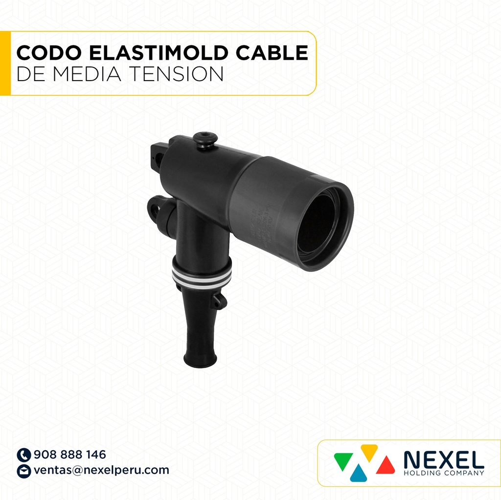 CODO ELASTIMOLD PARA CABLE DE MEDIA TENSION STANDARD