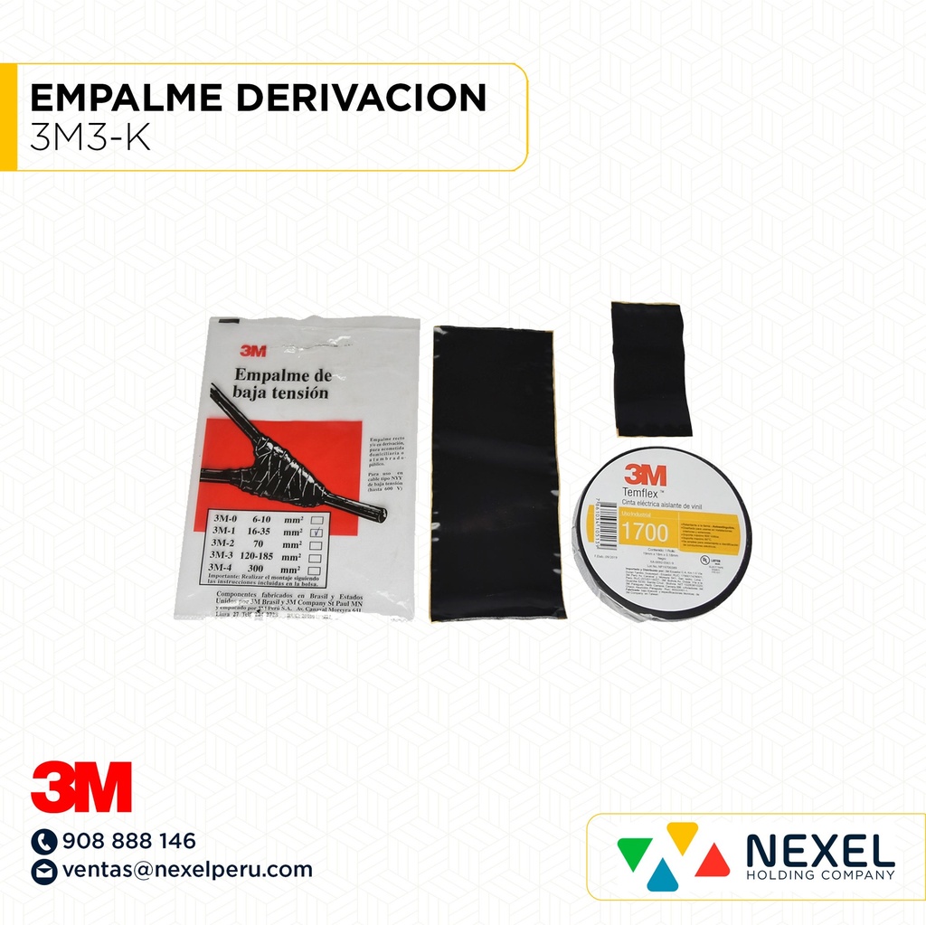 EMPALME DERIVACION 3M3-K 3M