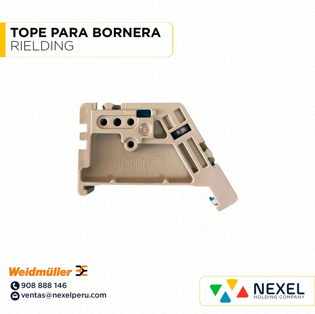 TOPE PARA BORNERA RIELDING WEIDMULLER