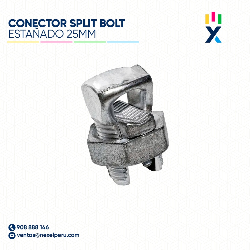 CONECTOR SPLIT BOLT ESTAÑADO 25MM STANDARD