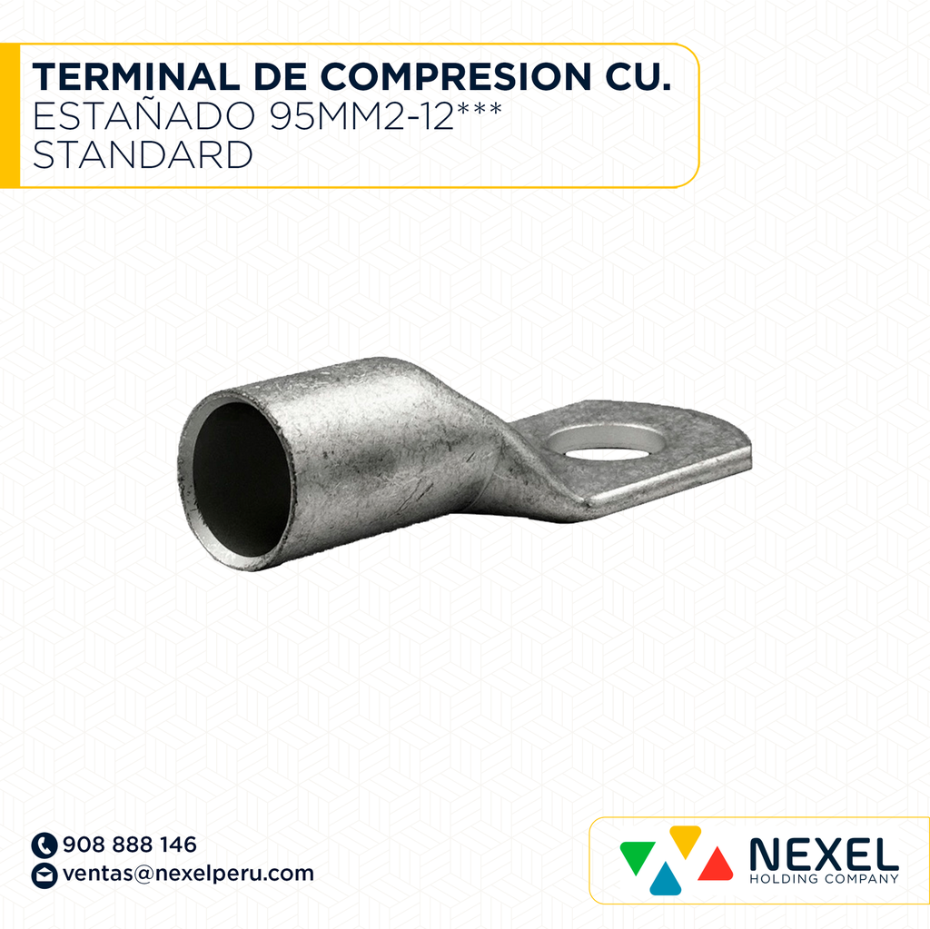 TERMINAL DE COMPRESION CU. ESTAÑADO 95MM2-10*** STANDARD