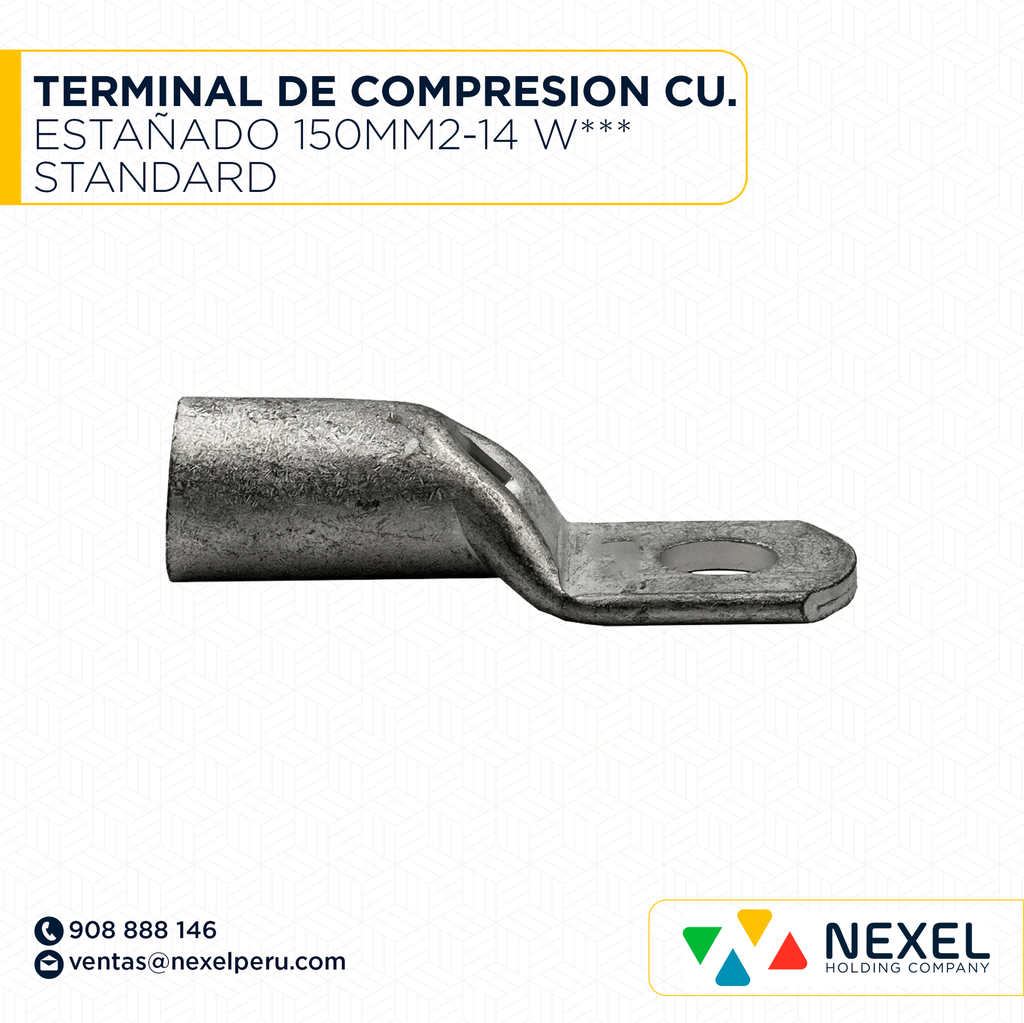 OUT-TERMINAL DE COMPRESION CU. ESTAÑADO 150MM2-14 W*** STANDARD 