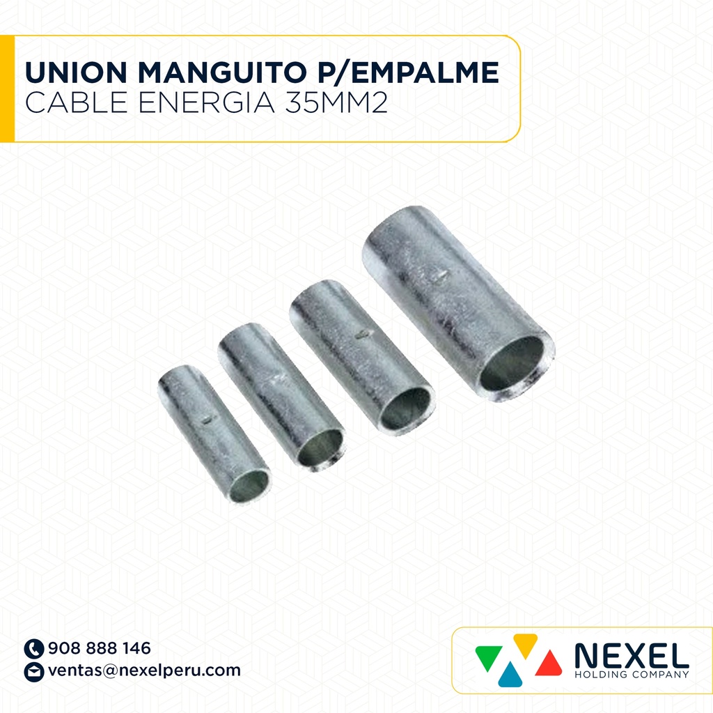 UNION MANGUITO P/EMPALME CABLE DE ENERGIA 35MM2 STANDARD
