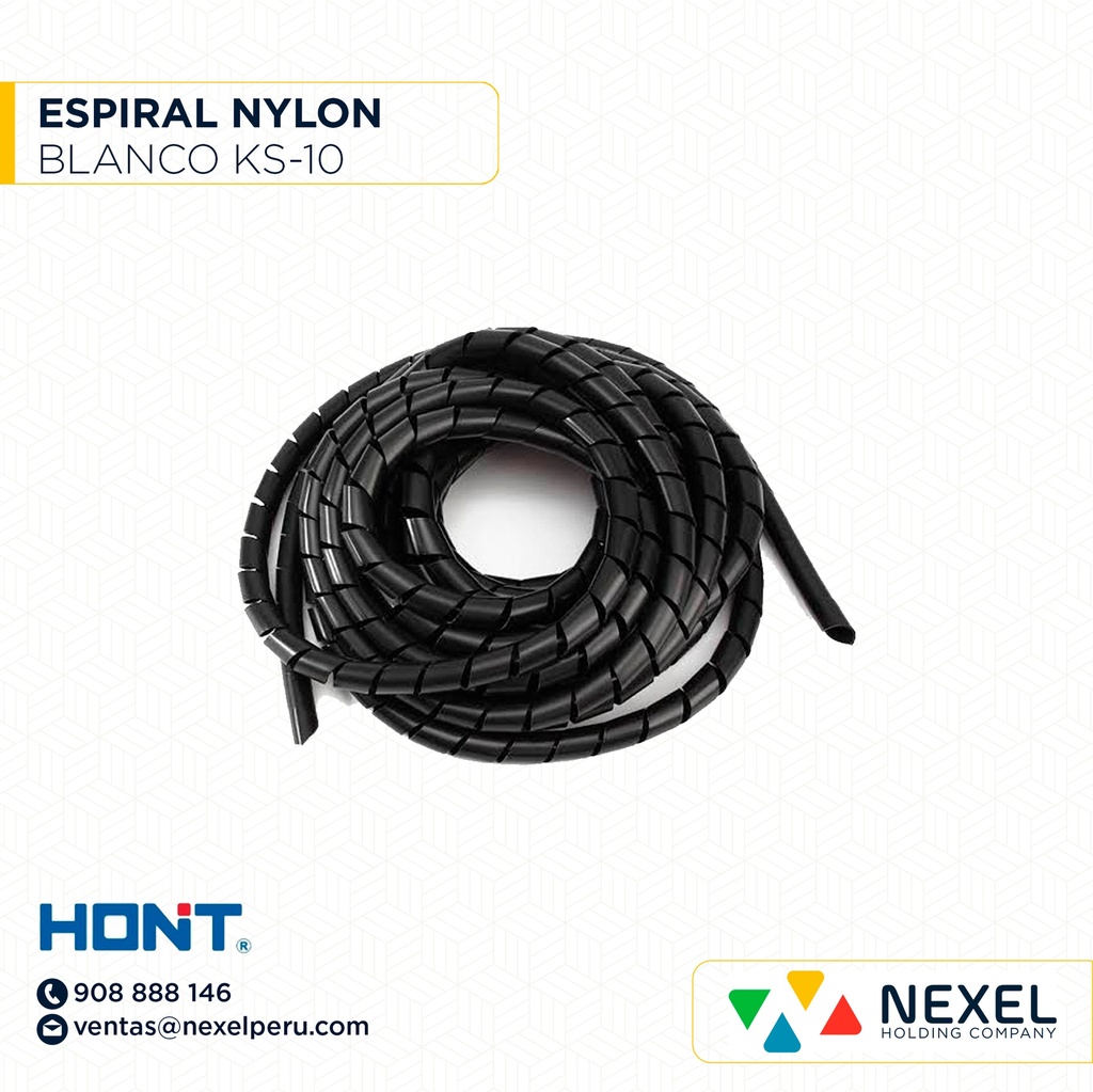 ESPIRAL NYLON KS-10 NEGRO HONT