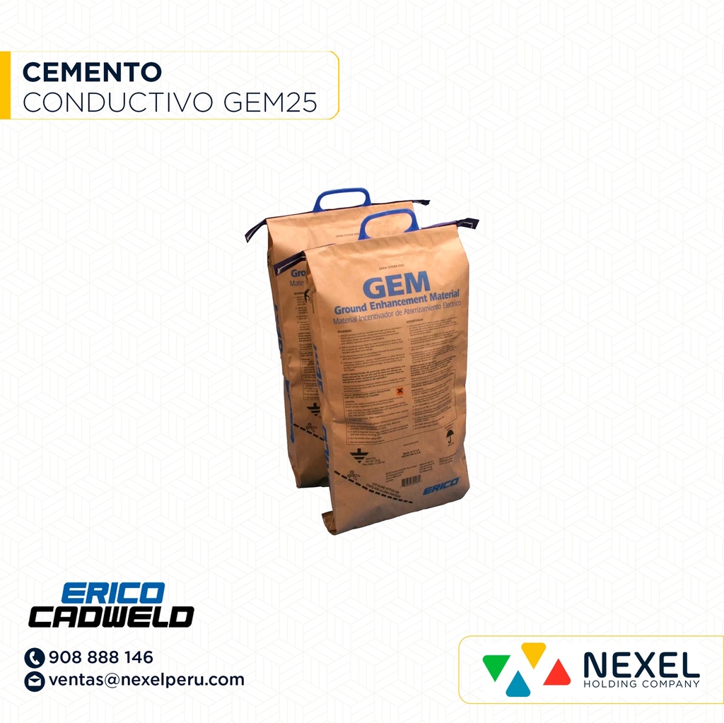 CEMENTO CONDUCTIVO (11.36KG) GEM 25 ERICO