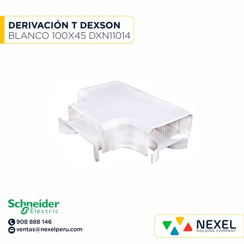 OUT- DERIVACION 100X45 "T" DEXSON BLANCO/ DXN11014 SCHNEIDER
