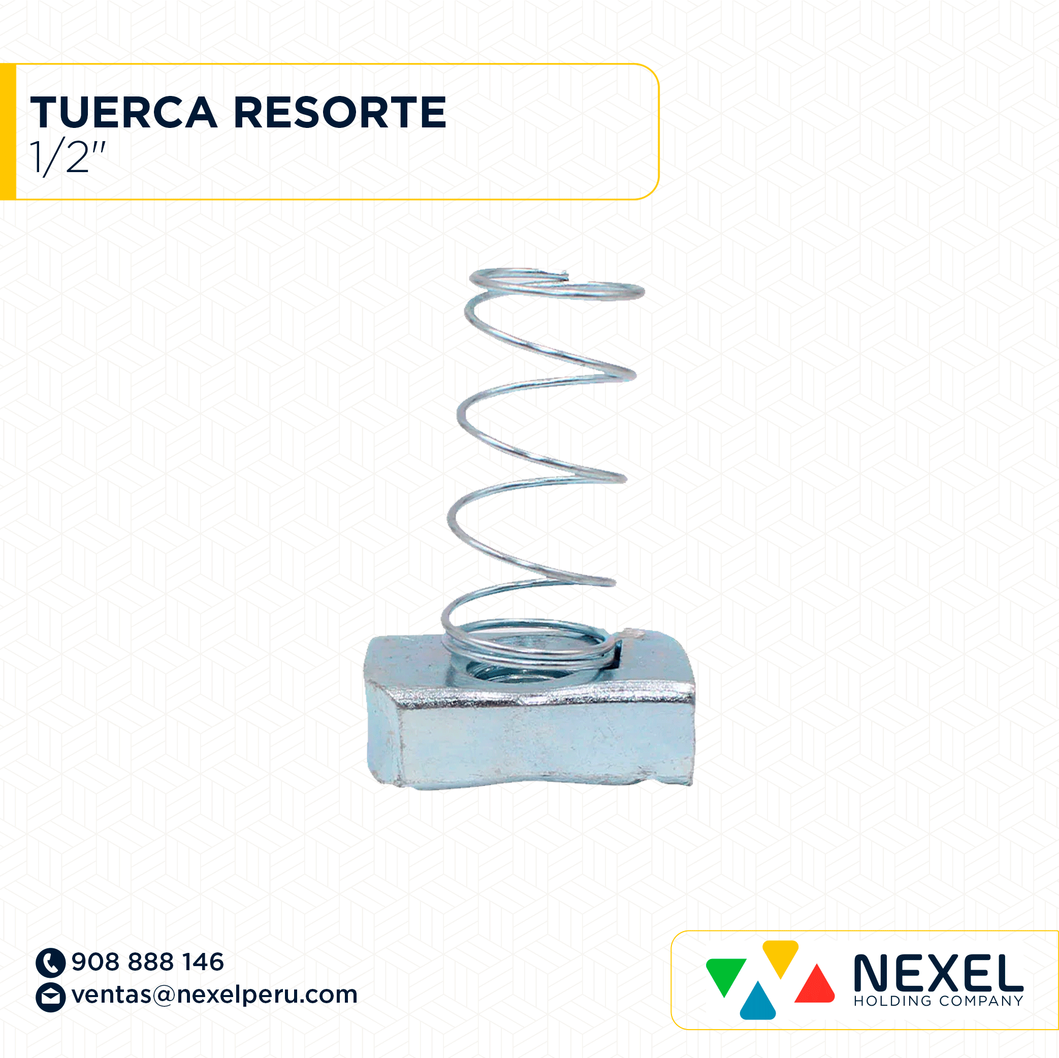 [N143552] TUERCA RESORTE 1/2"