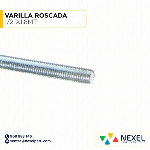 [N243551-O] OUT-VARILLA ROSCADA 1/2"X1.8MT NACIONAL