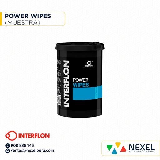 [M343527] POWER WIPES (MUESTRA) INTERFLON