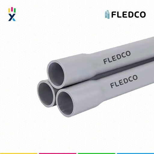 [B743517] TUBO CONDUIT PVC SCH80 11/4" 3.05M UL651 UV PROT. CC 3227 FLEDCO