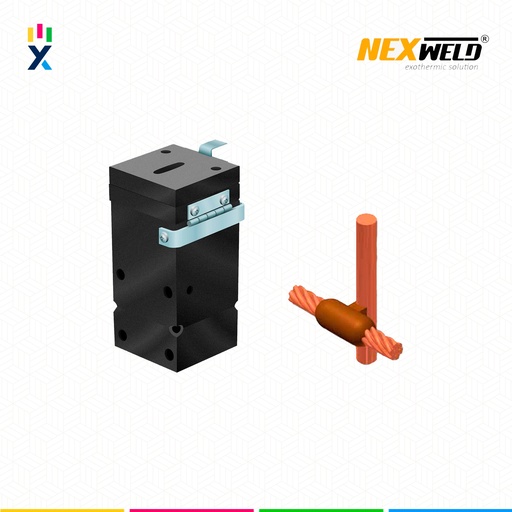[E16086-O] OUT- MOLDE VARILLA CABLE SOBREPUESTA - T (CR-3) (3/4 - 2/0AWG) T/ M-1595 C/ GYE-182G CART. #115 NEXWELD