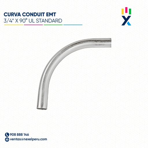 [B114248] CURVA CONDUIT EMT 3/4" X 90° UL STANDARD
